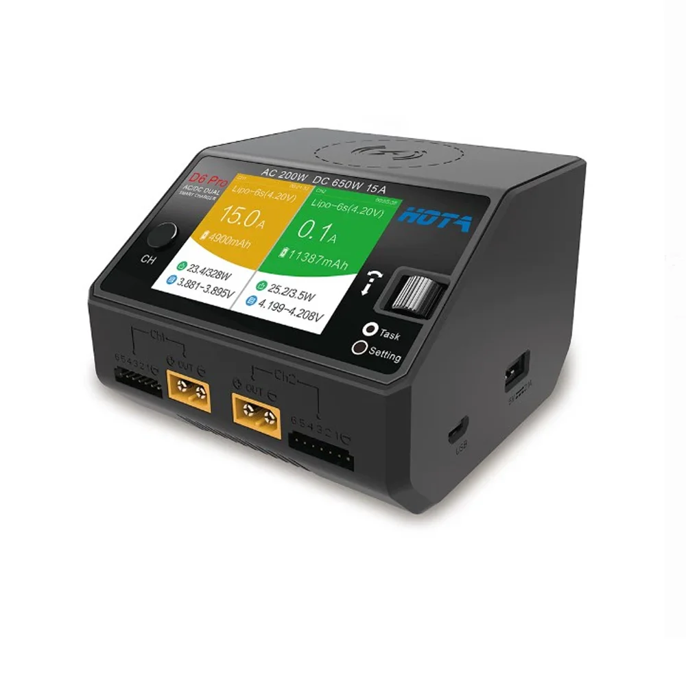 HOTA D6 Pro 200W AC/650W DC Du - Hota D6 Pro Dual Lipo Charger review and price