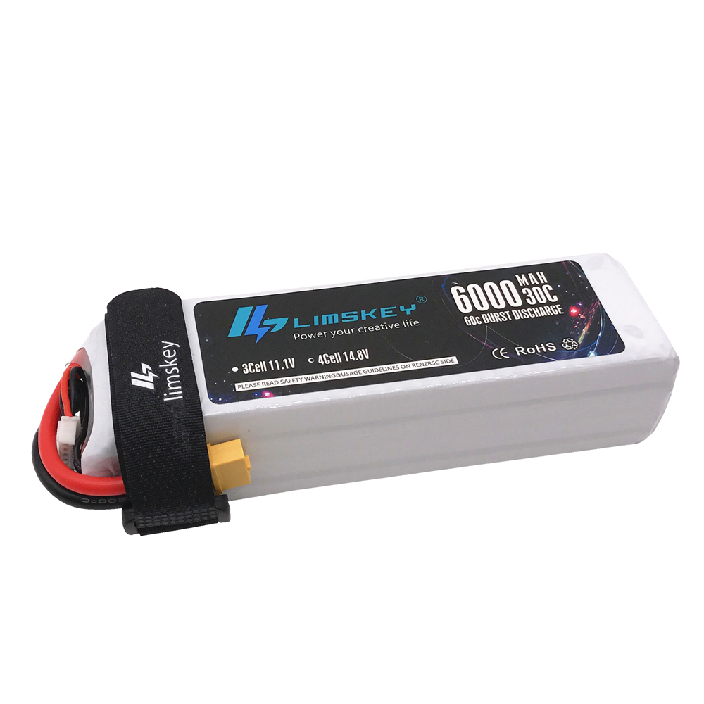Lismkey 14.8V 6000mAh 30C Burs - 4S Lipo Battery 14.8V 6000Mah review and price