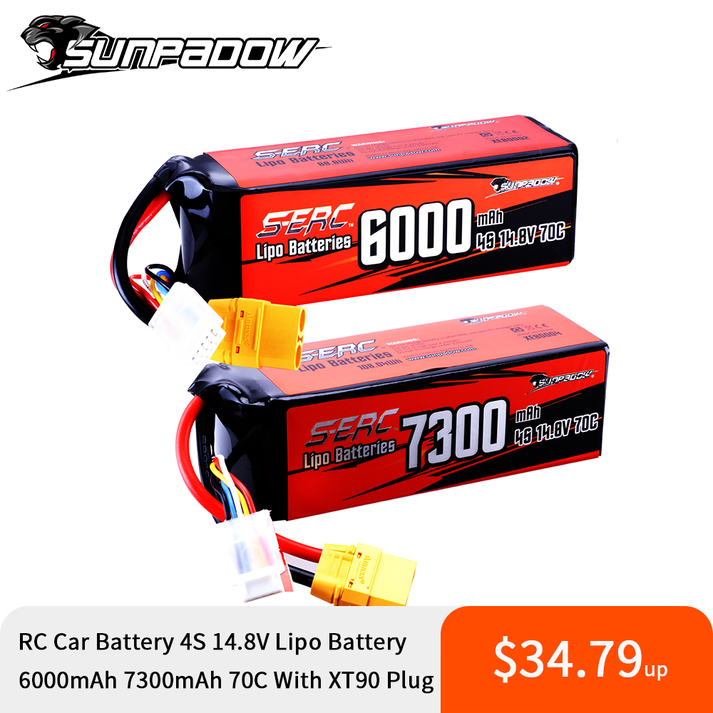 Sunpadow 4S Lipo Battery for 6 - 4S Lipo Battery 14.8V 6000Mah review and price