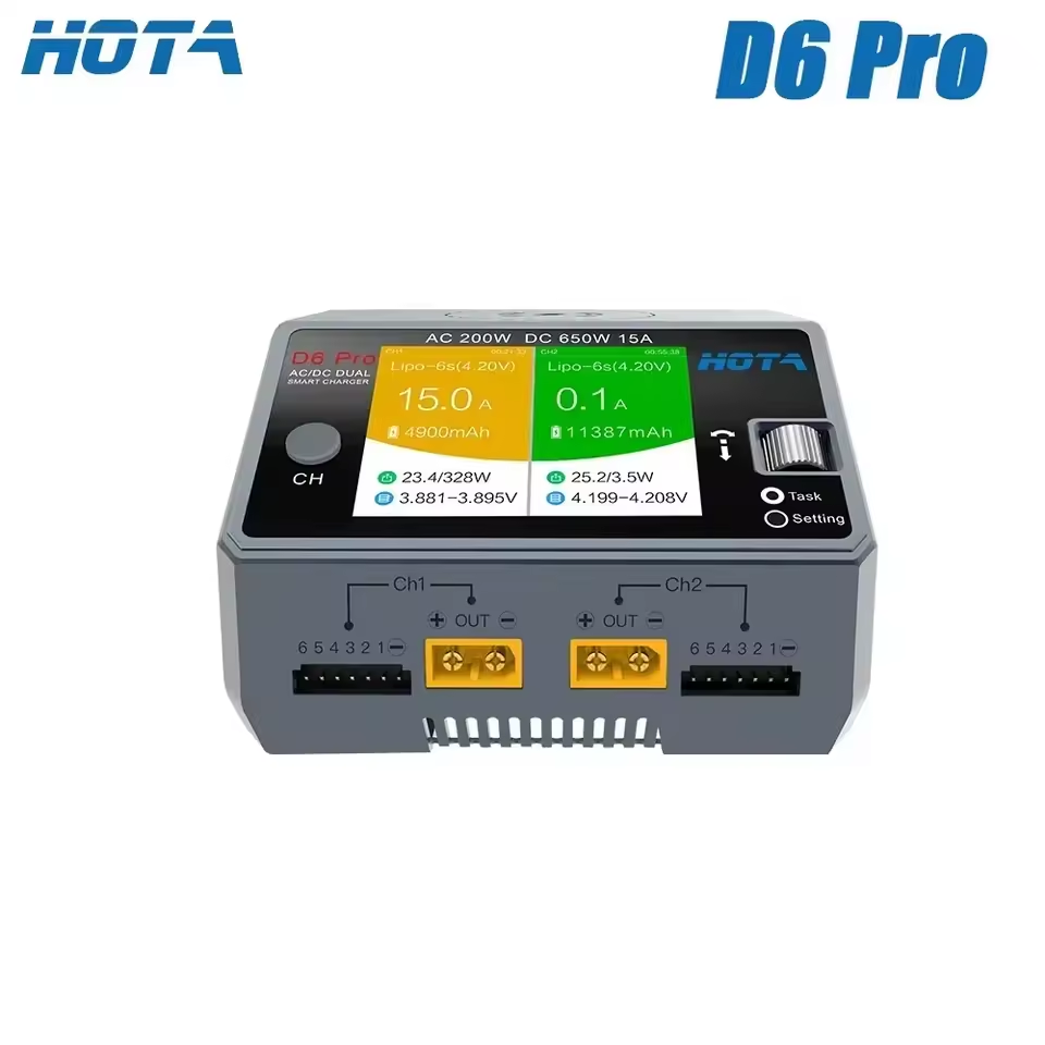 Original HOTA D6 Pro AC 200W D - Hota D6 Pro Dual Lipo Charger review and price