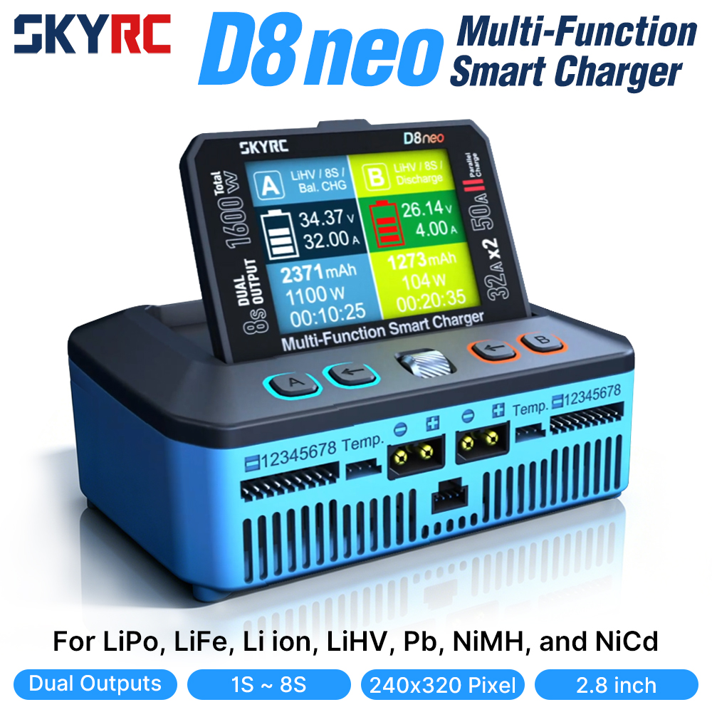 SKYRC D8neo Smart Charger Dual - Skyrc B6 Neo Smart Charger review and price