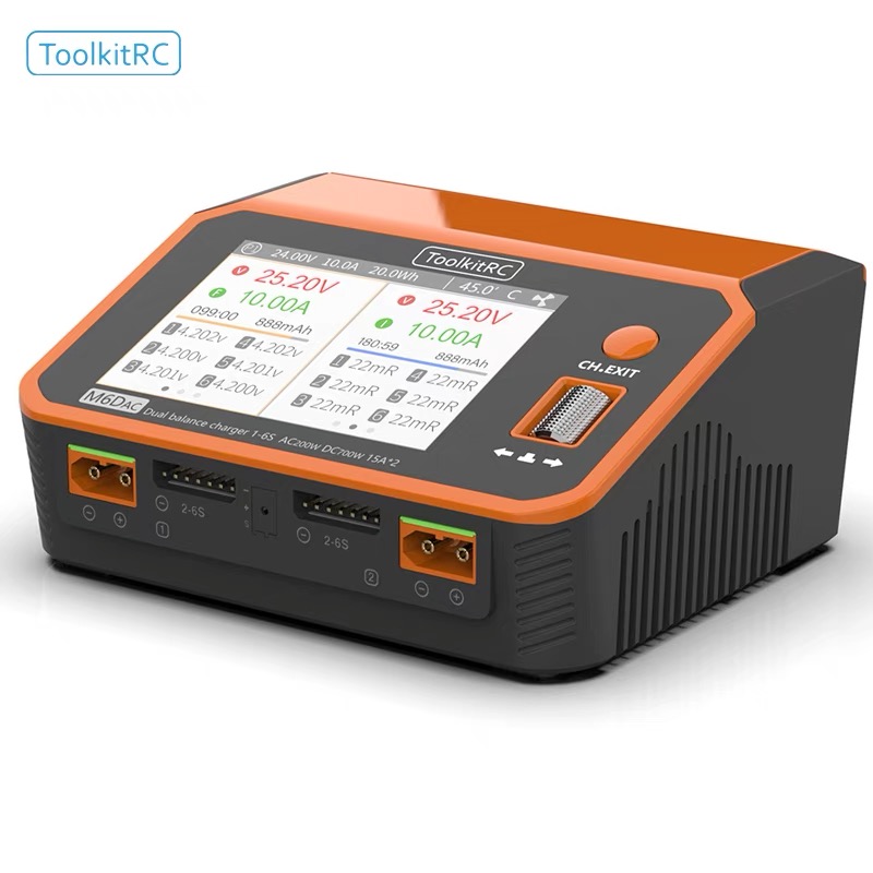 ToolkitRC M6DAC 350W X 2 USB-C - Toolkitrc M6Dac Smart Charger review and price