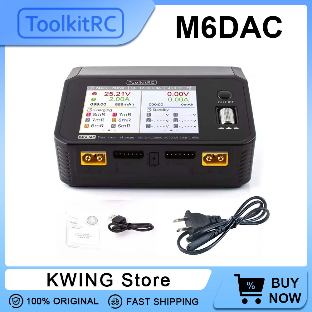 ToolkitRC M6DAC Dual Smart Cha - Toolkitrc M6Dac Smart Charger review and price