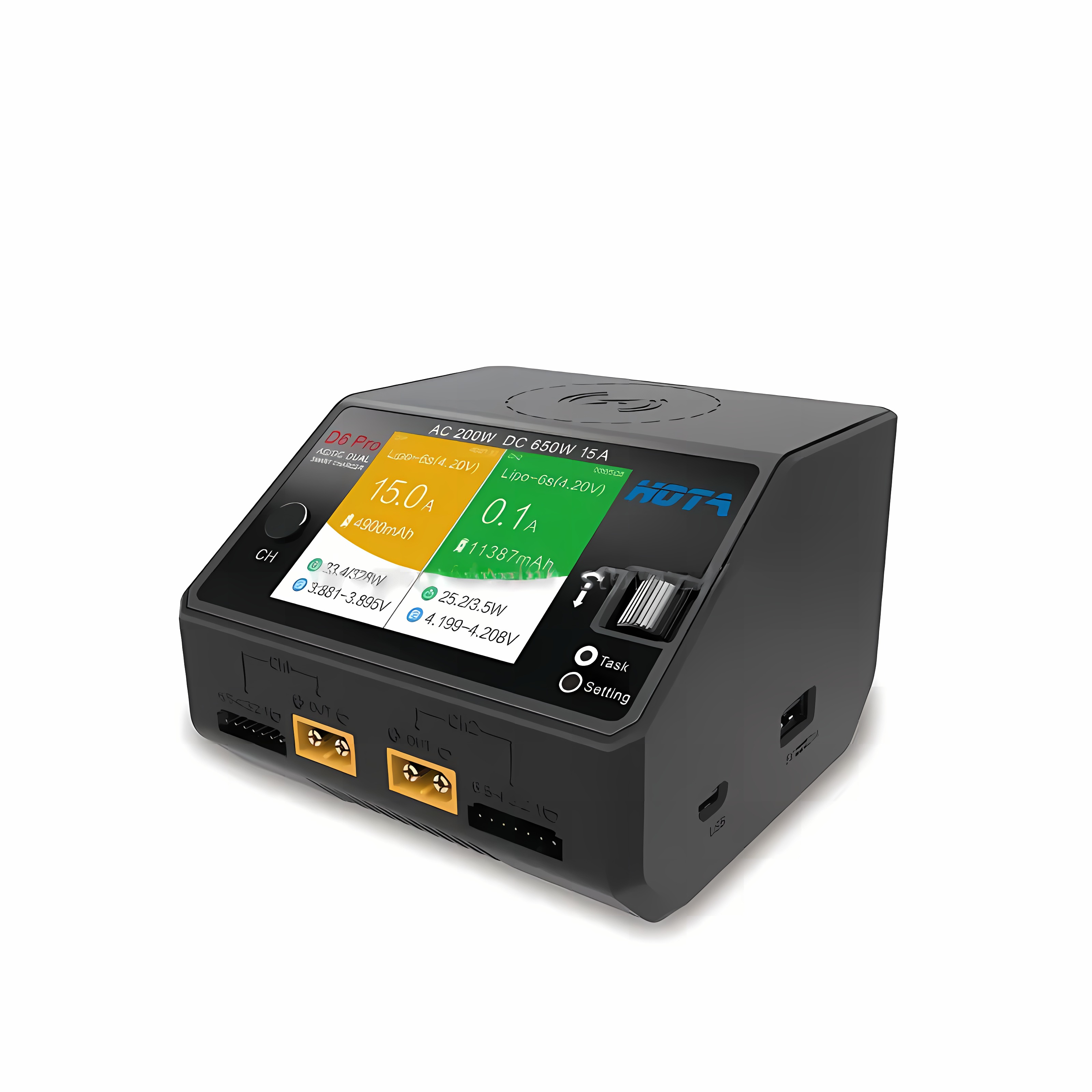 HOTA D6 Pro Smart Charger AC20 - Hota D6 Pro Dual Lipo Charger review and price