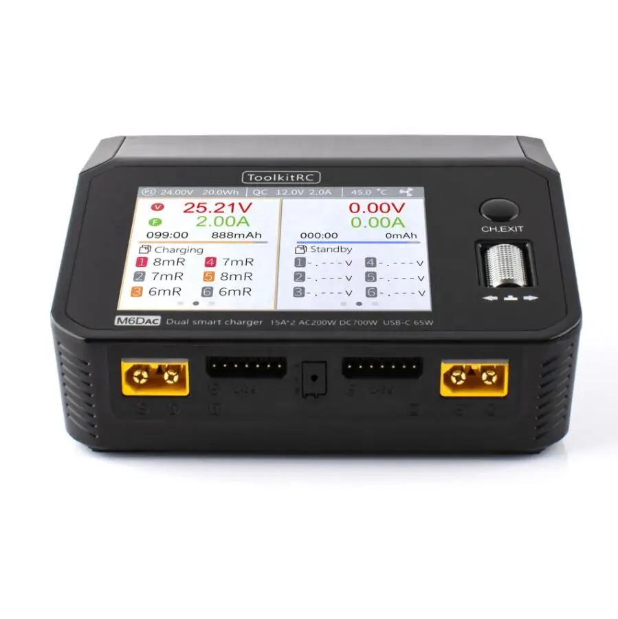 ToolkitRC M6DAC AC 200W DC 700 - Toolkitrc M6Dac Smart Charger review and price