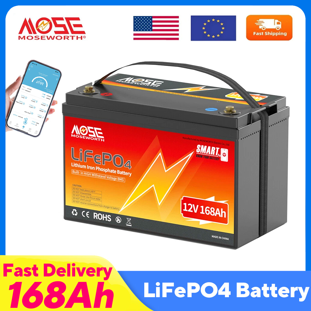 12V 168Ah Bluetooth LiFePO4 Ba - Lifepo4 12V 100Ah Bms Bluetooth review and price